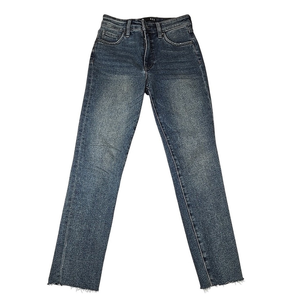 Kut From The Kloth Women's  Reese Fab Ab Ankle Straight Leg Size‎ 0